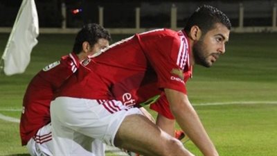 مران لثلاثي الأهلي المستبعدين من مباراة الإنتاج