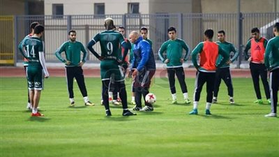 المصري يختتم استعداداته النهائية لمواجهة المقاولون