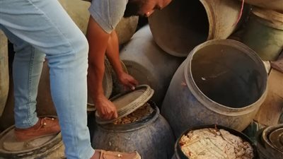 التحفظ على 15 طن مخلل فاسد في أسوان يحتوي على ديدان (فيديو)