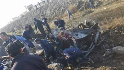 «أتوبيس الموت».. تفحم 9 جثث وإصابة 21 شخصًا في احتراق أتوبيس بالطريق الدولي بالإسكندرية.. السائق يفر هاربًا.. النيابة تستمع للمصابين.. وأحدهم يكشف مفاجآت عن الحادث (فيديو وصور)