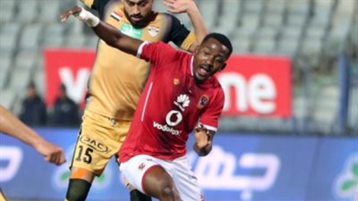 جونيور آجاي يتقدم بالهدف الثاني للأهلي في الإنتاج الحربي