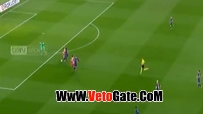 «جيرونا» يتقدم بهدف أمام برشلونة (فيديو)