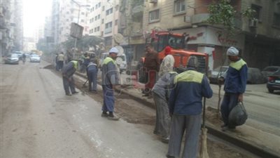 حملات نظافة بأحياء الهرم والدقي وجنوب الجيزة