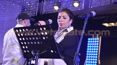 بالصور.. بروفات حفل أنغام وأصالة استعدادا للـ«ماسة»