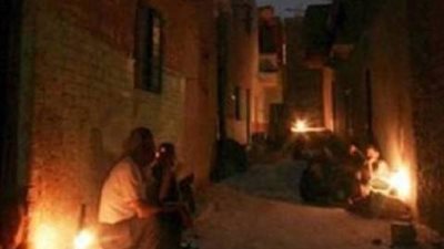 انقطاع الكهرباء عن الشيخ زويد ورفح لليوم الثاني