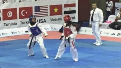 منة مدحت تتوج ببرونزية مصر الدولية للتايكوندو