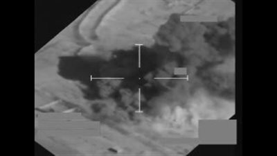 بالفيديو..سلاح الجو البريطاني يقصف مخزنا لأسلحة داعش في العراق