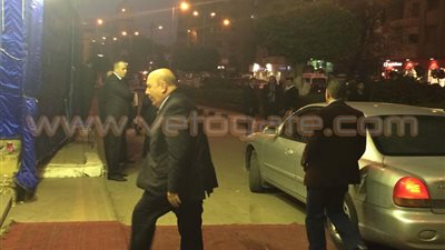 بالفيديو والصور.. وزير خارجية ليبيا وعادل لبيب يصلان عزاء بطرس غالي