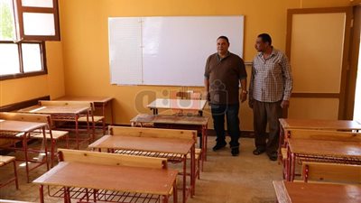 تجهيز 6 فصول جديدة بمدرسة 25 يناير بالوادي الجديد