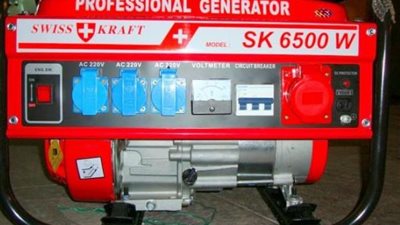 تركيب مولد كهربائى للقضاء على انقطاع المياه بباريس الوادى الجديد