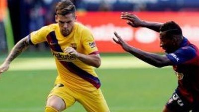 برشلونة يهدر نقطتين بالتعادل مع أوساسونا 2/2 بالدوري الإسباني