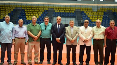 صالة هيئة قناة السويس تتزين لاستقبال مونديال ناشئات الطائرة