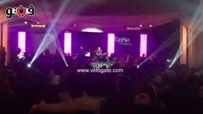 بالفيديو.. أنغام تشعل حفل فندق الماسة بـ«بعتلي نظرة»