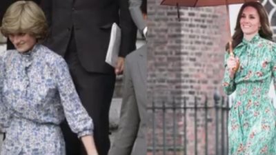 41 إطلالة قلدت فيها «كيت ميدلتون» الأميرة ديانا (فيديو)