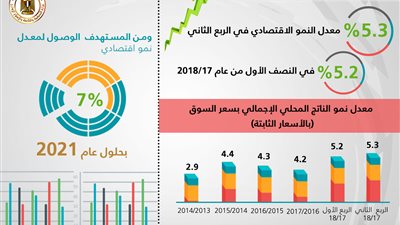 التخطيط: 5.3% معدل نمو اقتصادي في الربع الأول من 2017 /2018