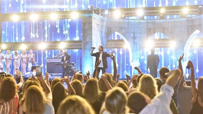 راغب علامة يختتم حفلاته في الصيف بلبنان (صور)