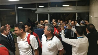 عودة بعثة مصر للقاهرة بعد حصد لقب دورة الألعاب الأفريقية