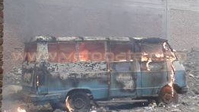 حريق سيارة يثير الفزع بين سكان شبرا الخيمة