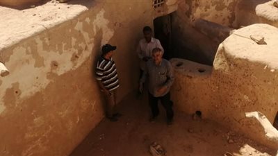 أعمال ترميم مدينة بلاط الإسلامية الأثرية بالوادي الجديد 