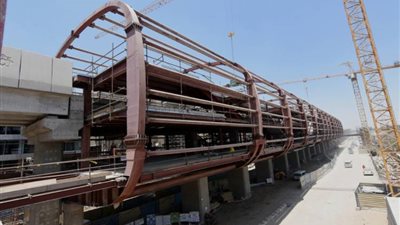 إنهاء 95% من أعمال أكبر محطة مترو على الخط الثالث