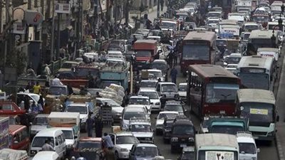 زحام مروري بطريق 