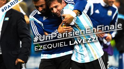 سان جيرمان يحتفل بتأهل لاعبه 