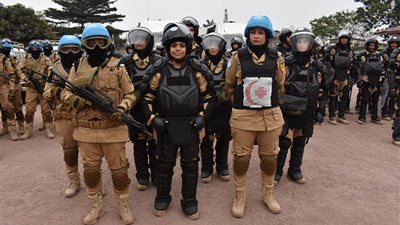 قومي المرأة يهنئ الشرطيات المصريات لالتحاقهن ببعثة حفظ السلام في الكونغو