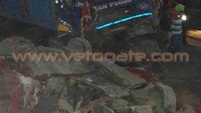 أول صور لحادث مصرع وإصابة 17 شخصًا أعلى دائري المعادي