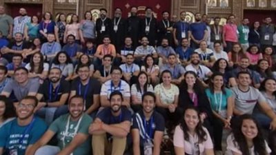 وفد شباب الكنيسة بالخارج يزور كاتدرائية العاصمة الإدارية