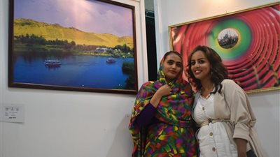 وزير الرياضة يفتتح معرض الفنون لأوسكار الإبداع الأفريقي (صور)