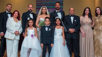 نجوم الفن والمجتمع في حفل زفاف المستشار أحمد القباني (صور)