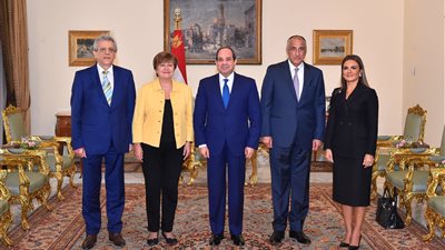 5 رسائل من السيسي للمرشحة لمنصب مدير صندوق النقد الدولي.. تنمية أفريقيا 