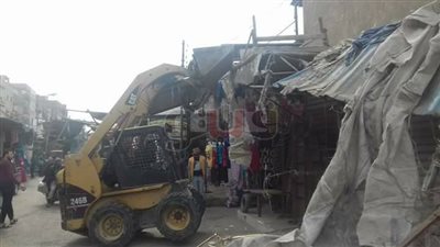 إزالة 1013 حالة إشغالات بالقنطرة غرب في الإسماعيلية (صور)