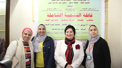 جامعة عين شمس تنظم قافلة شاملة في حدائق القبة