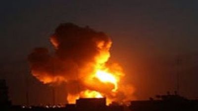 انفجار قوي بمحيط معسكر الزهور بالشيخ زويد