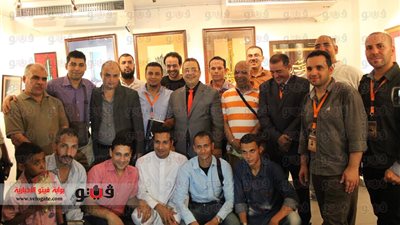 بالصور.. البورسعيدي يفتتح معرض 