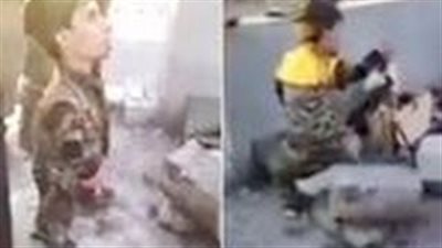 بالفيديو.. قزم يحارب تنظيم «داعش» بقذائف الهاون