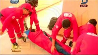 محاكاة عملية لإخلاء مدرسة من طلابها بالإسماعيلية (فيديو)