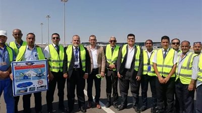 مصر للطيران تنظم يوم السلامة للعاملين بمطار الغردقة