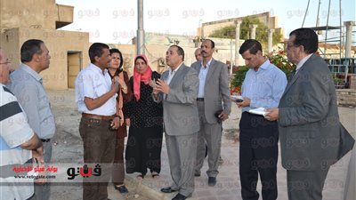 القصاص يتفقد أعمال رفع كفاءة شوارع الإسماعيلية