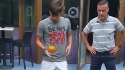 تركي آل الشيخ ينشر فيديو يظهر موهبة كوريتش لاعب الميريا المنتقل من روما