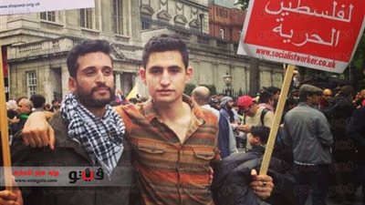 بالصورة.. أمير المصري: «لفلسطين الحرية»