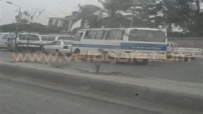 بالصور.. تكدس مروري بمنطقة الوراق