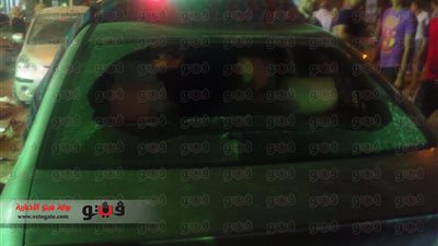 بالفيديو والصور.. آثار تدمير السيارات في مسيرة «الإرهابية» بفيصل