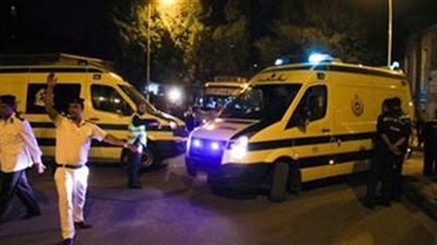 إصابة 4 أشخاص في حادث تصادم سيارة نقل بشبرا الخيمة