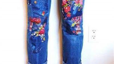 بالصور.. جددي جينزك القديم بالدانتيل لاستقبال الربيع