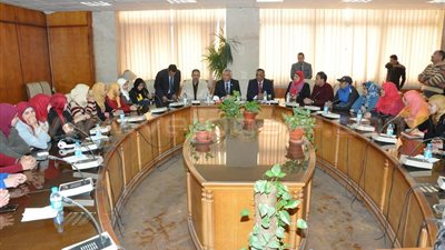 بالصور.. جامعة المنوفية تكرم الطلاب الفائزين بالمسابقة الرياضية