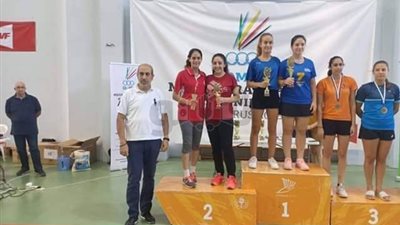 الريشة الطائرة يحصد 5 ميداليات ببطولة البحر المتوسط للناشئين