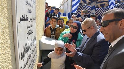 افتتاح خزان محطة مياه شرب وادي الملاك في الإسماعيلية (صور)