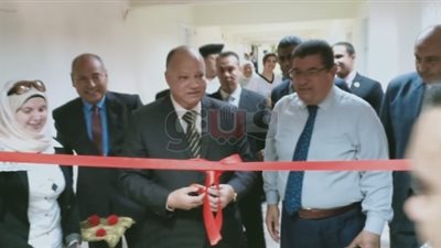 محافظ القاهرة يفتتح نفق مشاة أحمد عصمت (صور)